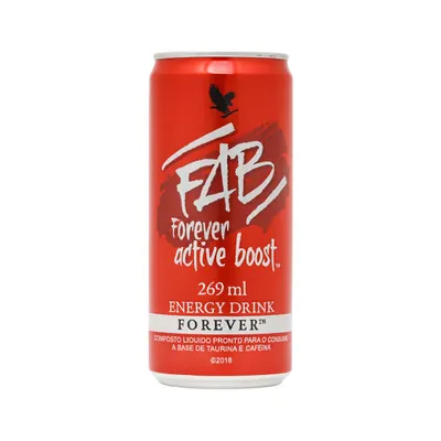 Forever FAB Energy Drink – Energético com Guaraná e Vitaminas B