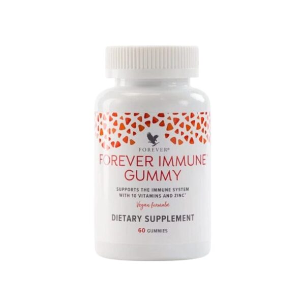 Forever Immune Gummy – gominhas veganas sabor manga com vitaminas e zinco.