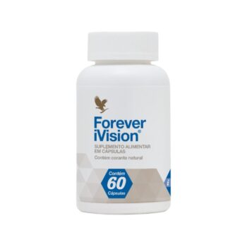 Forever iVision: Suplemento alimentar com luteína, zeaxantina, vitaminas e minerais para suporte à saúde ocular de adultos expostos à luz azul.