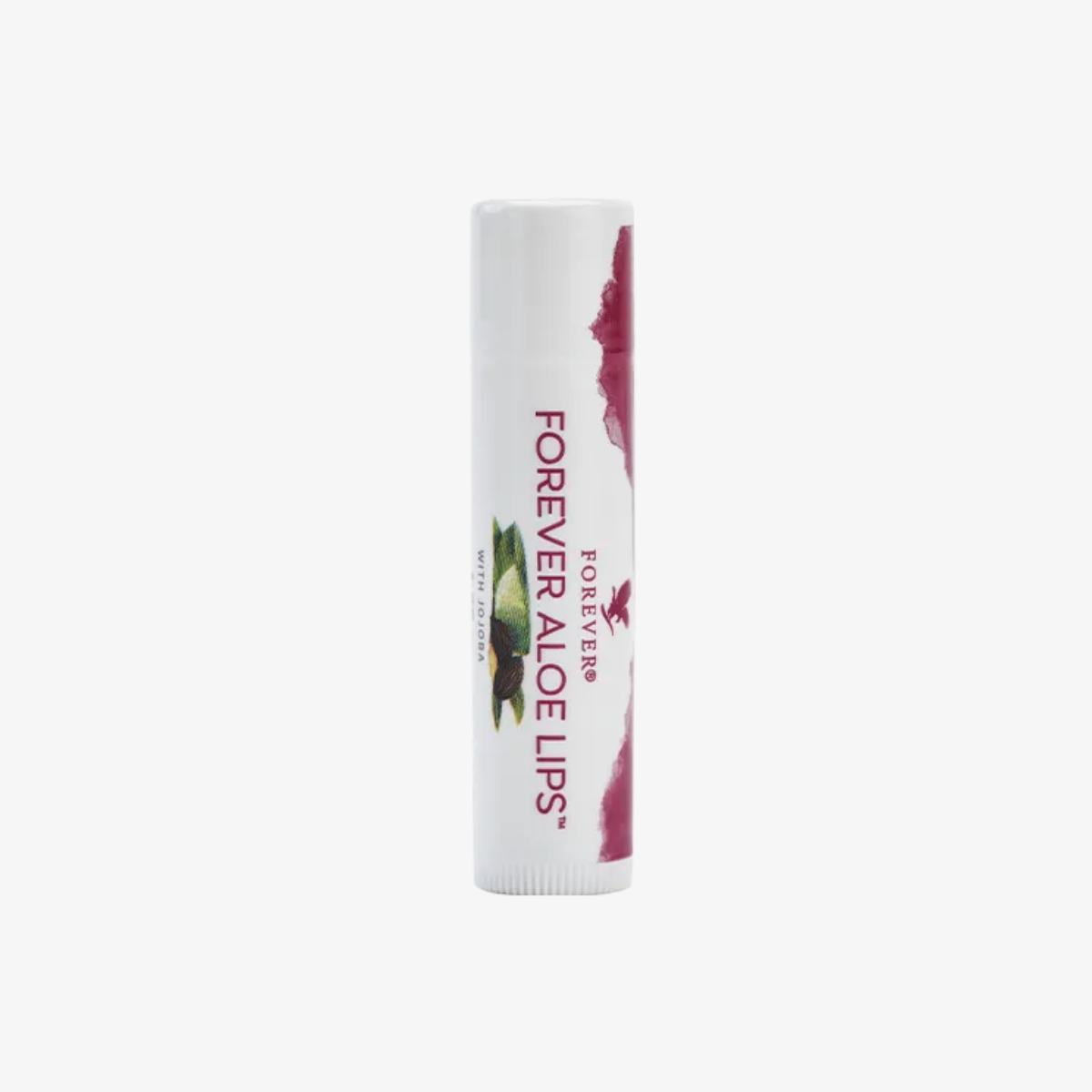 Forever Aloe Lips: cuidado diário para lábios macios e protegidos.
