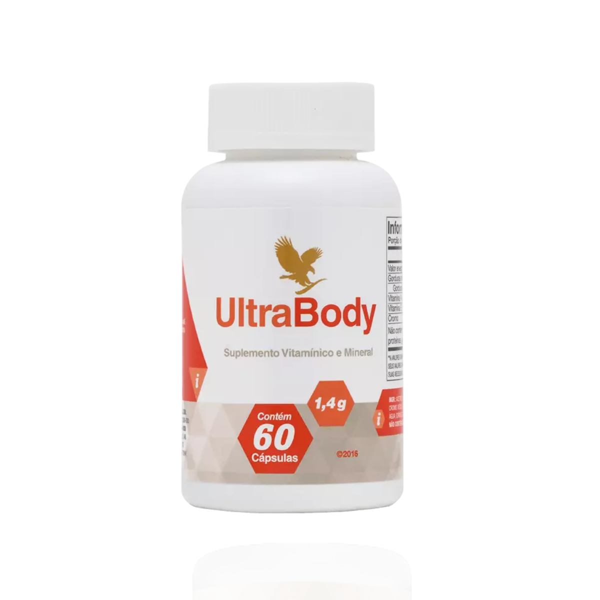 Forever Ultrabody: fórmula exclusiva com nutrientes essenciais e antioxidantes.