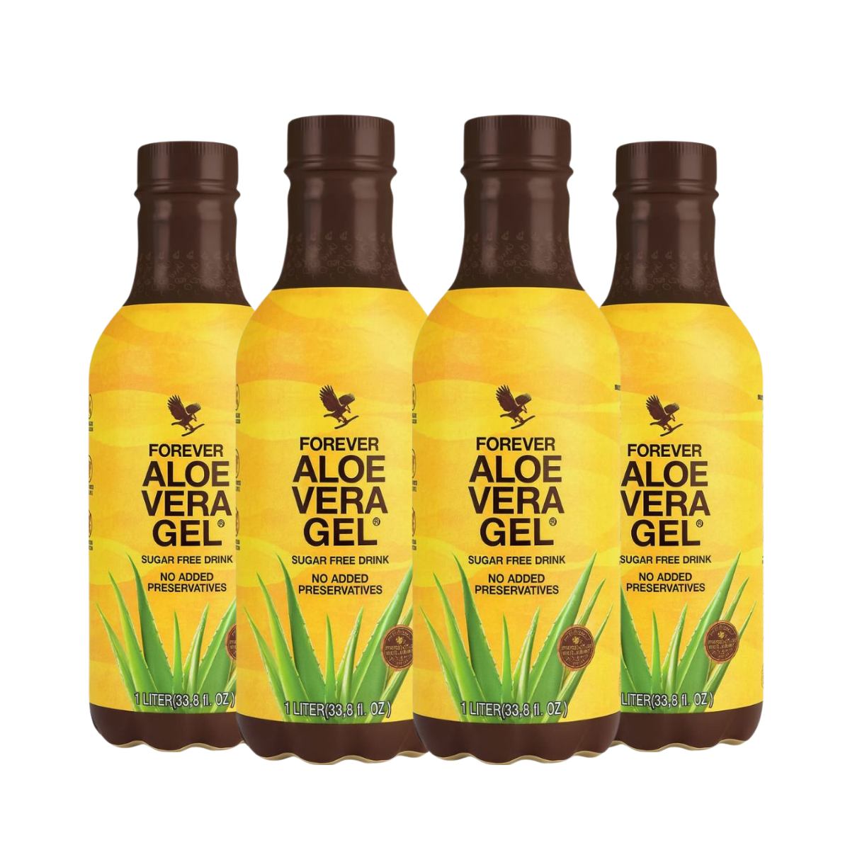 Kit 4 Unidades PET 1L – Aloe Vera Gel da Forever